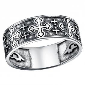 Кольцо из черненого серебра Высоковы 585 К-41-Ч К-41-Ч фото