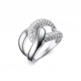 Серебряное кольцо Дар К-4116р00 с фианитом К-4116р00 фото
