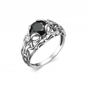 Серебряное кольцо Дар К-4120ос416200 с фианитом и шпинелью К-4120ос416200 фото