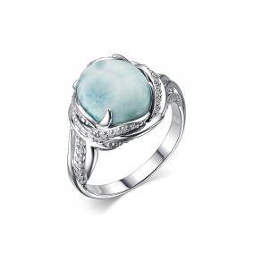 Серебряное кольцо Дар К-5053рк414400 с фианитом К-5053рк414400 фото