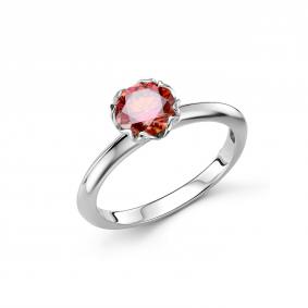 Серебряное кольцо Дар К-5067рс16161 с муассанитом К-5067рс16161 фото