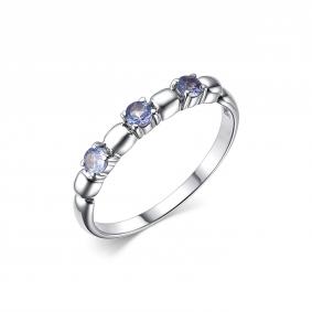 Серебряное кольцо Дар К-5077рс464 с танзанитом К-5077рс464 фото