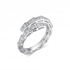 Серебряное кольцо Дар К-5081р00 с фианитом К-5081р00 фото