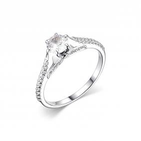Серебряное кольцо Дар К-5088рс200 с фианитом К-5088рс200 фото