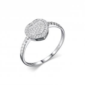 Серебряное кольцо Дар К-5094р00 с фианитом К-5094р00 фото