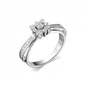 Серебряное кольцо Дар К-5108рс200 с фианитом К-5108рс200 фото