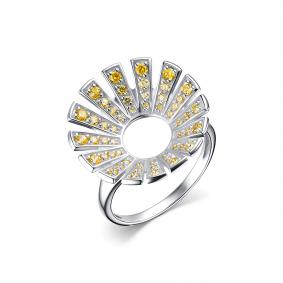 Серебряное кольцо Дар К-5121рс274 с фианитом К-5121рс274 фото