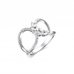 Серебряное кольцо Дар К-5130рс200 с фианитом К-5130рс200 фото
