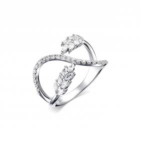 Серебряное кольцо Дар К-5131рс200 с фианитом К-5131рс200 фото