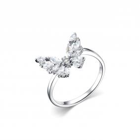 Серебряное кольцо Дар К-5144рс200 с фианитом К-5144рс200 фото