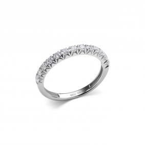 Серебряное кольцо Дар К-5185рс00 с фианитом К-5185рс00 фото