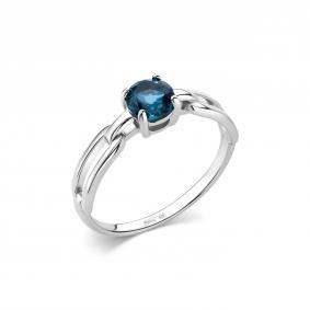 Серебряное кольцо Дар К-5188рс411 с Лондон топазом К-5188рс411 фото
