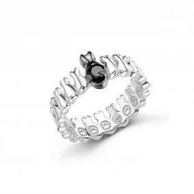 Серебряное кольцо Дар К-5205рчс216 с фианитом К-5205рчс216 фото