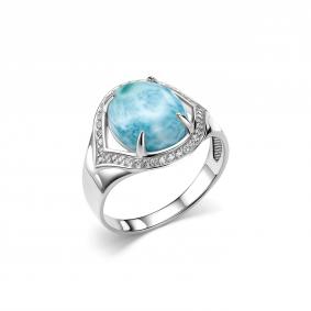 Серебряное кольцо Дар К-5208рк414400 с фианитом К-5208рк414400 фото