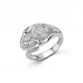 Серебряное кольцо Дар К-5216рс200 с фианитом К-5216рс200 фото