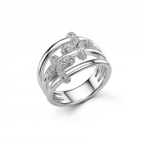 Серебряное кольцо Дар К-5234р00 с фианитом К-5234р00 фото