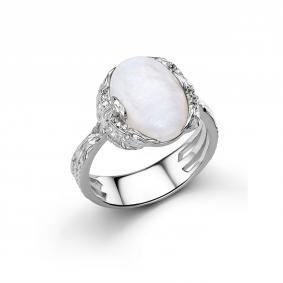 Серебряное кольцо Дар К-5235рк43600 с фианитом К-5235рк43600 фото