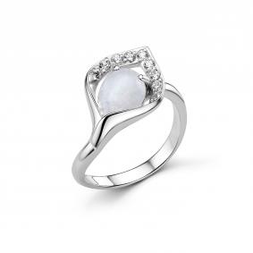 Серебряное кольцо Дар К-5242рк43600 с фианитом К-5242рк43600 фото