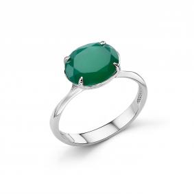 Серебряное кольцо Дар К-5251рс409 с агатом К-5251рс409 фото