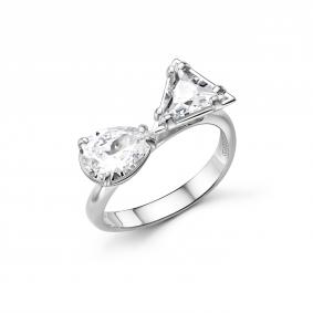 Серебряное кольцо Дар К-5260рс200 с фианитом К-5260рс200 фото