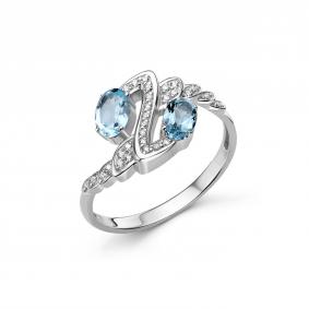 Серебряное кольцо Дар К-5265рс40200 с фианитом К-5265рс40200 фото