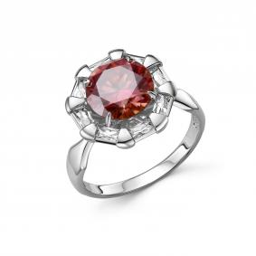 Серебряное кольцо Дар К-5277рс1616100 с фианитом и муассанитом К-5277рс1616100 фото