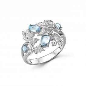 Серебряное кольцо Дар К-5280рк402 с топазом К-5280рк402 фото
