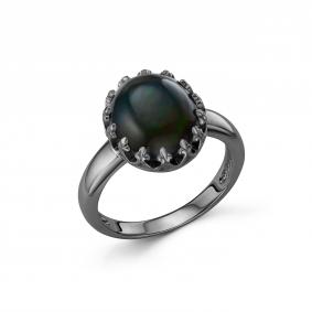 Серебряное кольцо Дар К-5289чрк11716 с опалом К-5289чрк11716 фото