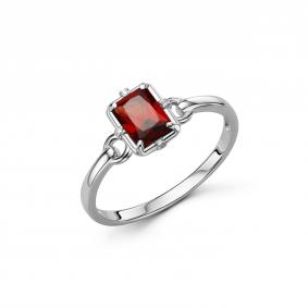 Серебряное кольцо Дар К-5334рс40400 с фианитом и гранатом К-5334рс40400 фото