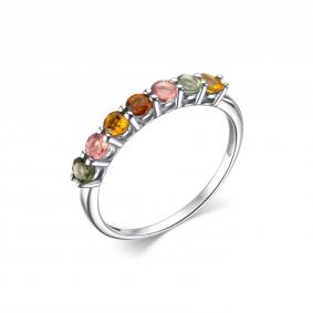 Серебряное кольцо Дар К-7208рс428 с турмалином К-7208рс428 фото