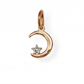 Золотая подвеска ЮЗ Корона К1-05-0079 с фианитом К1-05-0079 фото