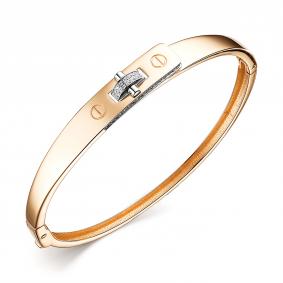 Золотой браслет ЮЗ Корона К1-Бр4734 с фианитом К1-Бр4734 фото