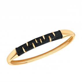 Золотой браслет ЮЗ Корона К1-Брч5773 с фианитом К1-Брч5773 фото