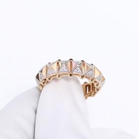 Золотое кольцо ЮЗ Корона К1-К6082 с фианитом К1-К6082 фото