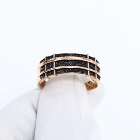 Золотое кольцо ЮЗ Корона К1-Кч6135 с фианитом К1-Кч6135 фото