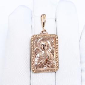 Золотая подвеска-иконка Ангел хранитель ЮЗ Корона К1-П-51009 К1-П-51009 фото