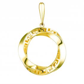 Подвеска из лимонного золота ЮЗ Корона К1-П5131л К1-П5131л фото