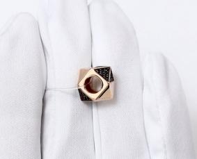 Золотая подвеска-шарм ЮЗ Корона с фианитом К1-Пч5332 К1-Пч5332 фото