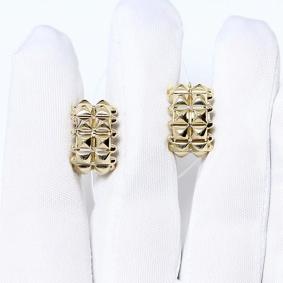 Серьги из лимонного золота ЮЗ Корона К1-С6040л К1-С6040л фото