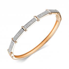 Золотой браслет ЮЗ Корона К1-бр4912 с фианитом К1-бр4912 фото