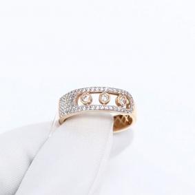 Золотое кольцо ЮЗ Корона К1-К6024 с фианитом К1-К6024 фото