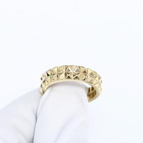 Кольцо из лимонного золота ЮЗ Корона К1-к6201л К1-к6201л фото