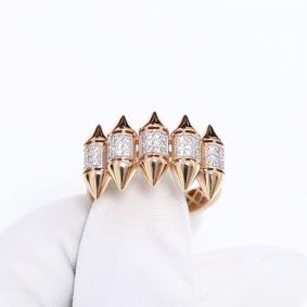 Золотое кольцо ЮЗ Корона К1-к6282 с фианитом К1-к6282 фото