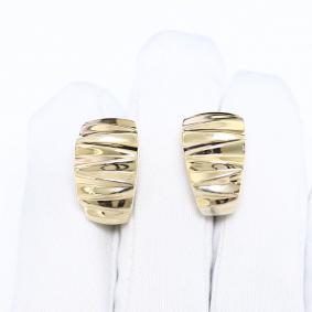 Серьги из лимонного золота ЮЗ Корона К1-с6216л К1-с6216л фото