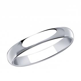Обручальное кольцо из белого золота 3 мм TALANT КО03-00бз КО03-00бз фото