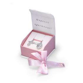 Набор крестильный для девочки Высоковы 585 с фианитом КРН-4-Р КРН-4-Р фото