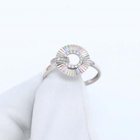 Серебряное кольцо ЮЗ Корона КС-К6709ра с фианитом КС-К6709ра фото