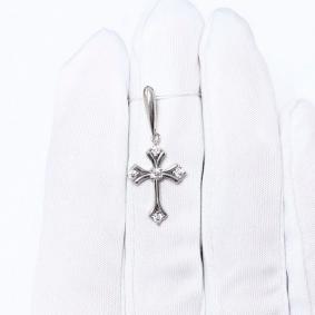 Серебряная подвеска ЮЗ Корона КС-П5671 с фианитом КС-П5671 фото