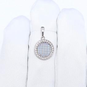 Серебряная подвеска ЮЗ Корона КС-П6600-1 с фианитом КС-П6600-1 фото