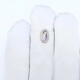 Серебряная подвеска ЮЗ Корона КС-П6706ра с фианитом КС-П6706ра фото